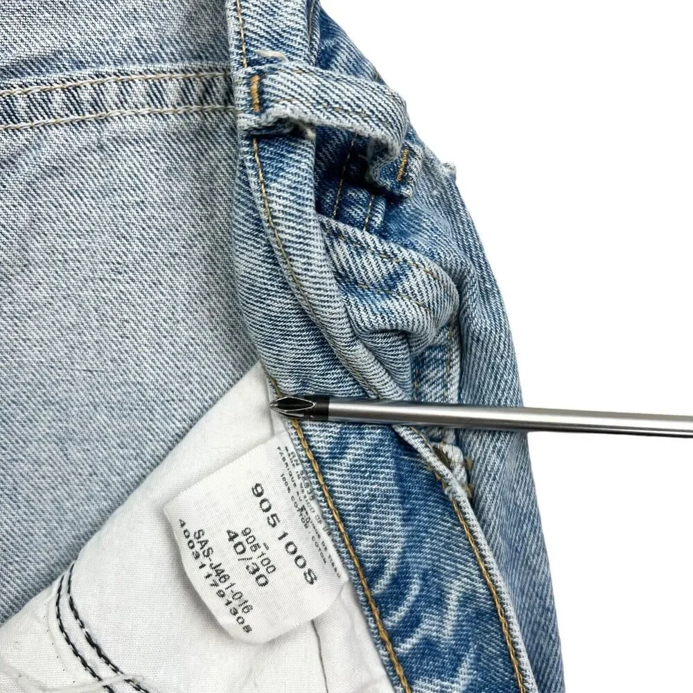 Cabelas Outdoor Gear Mens Jeans Straight 5 Pockets Zip Fly Blue Wash Sz 40Wx30L*